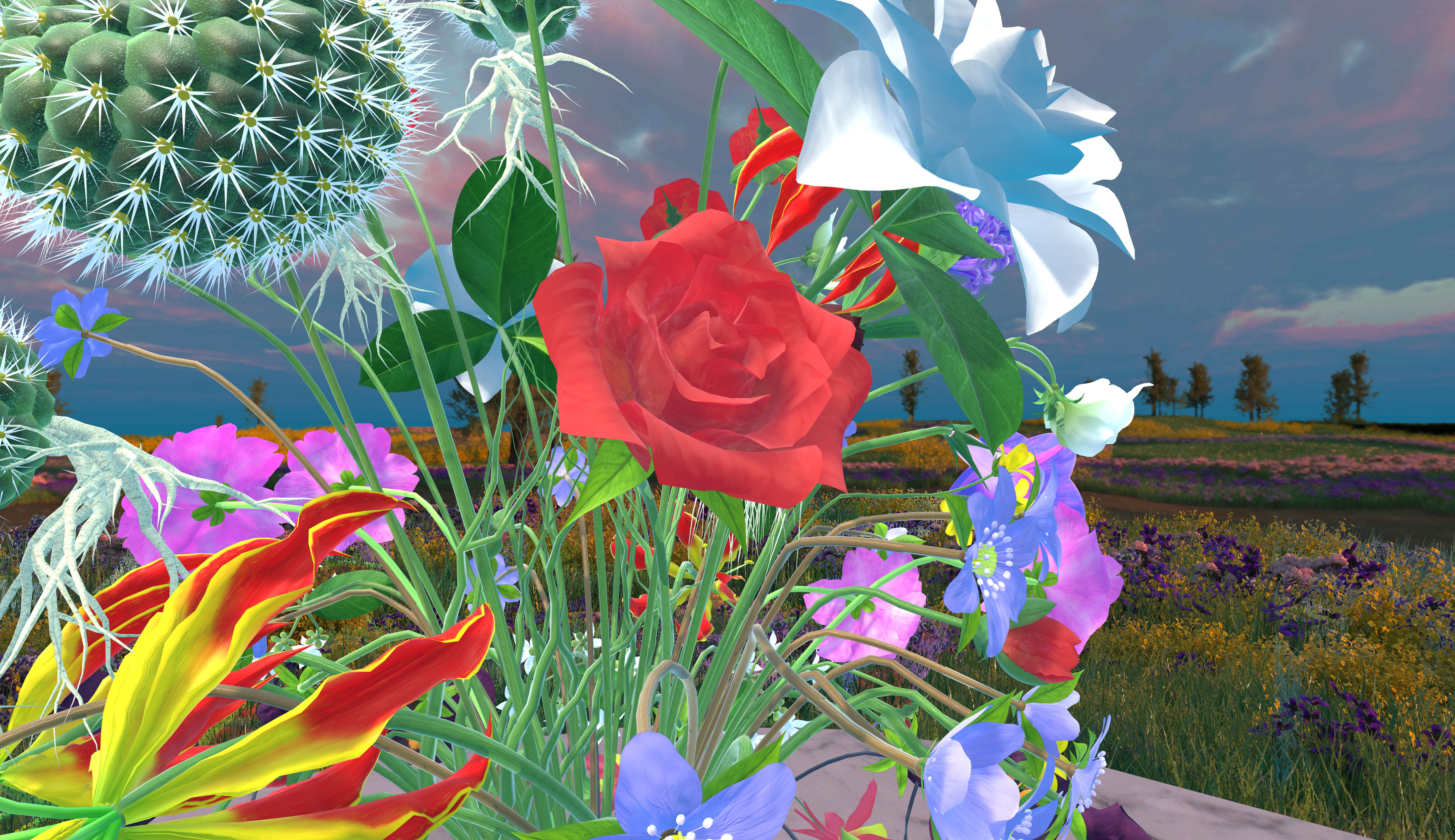 Ikebana A ife in Flowers VR