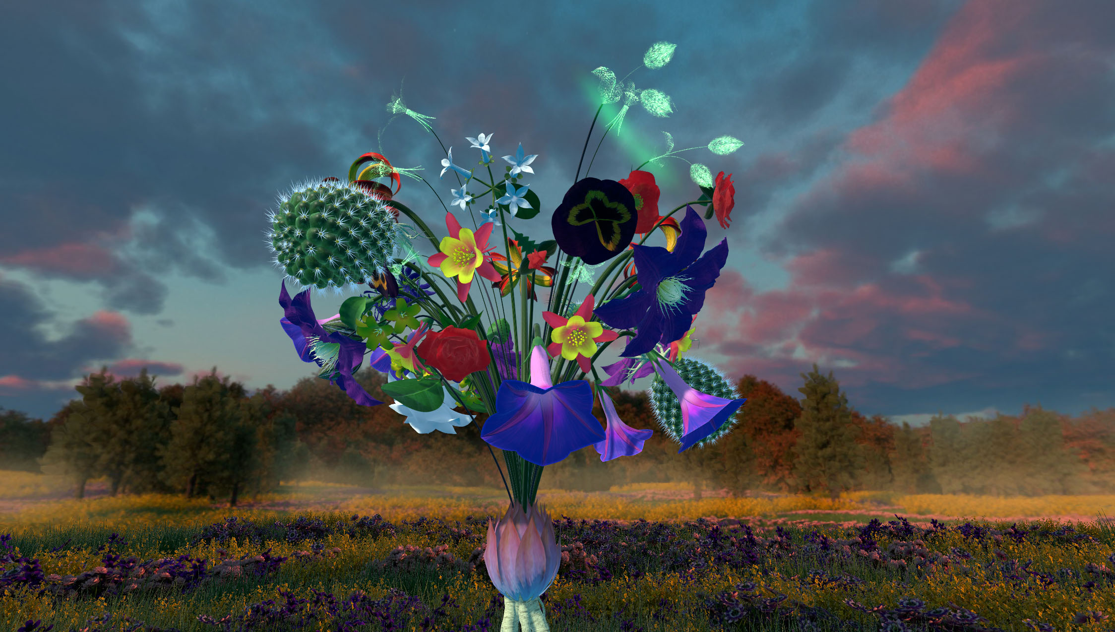 Ikebana A ife in Flowers VR