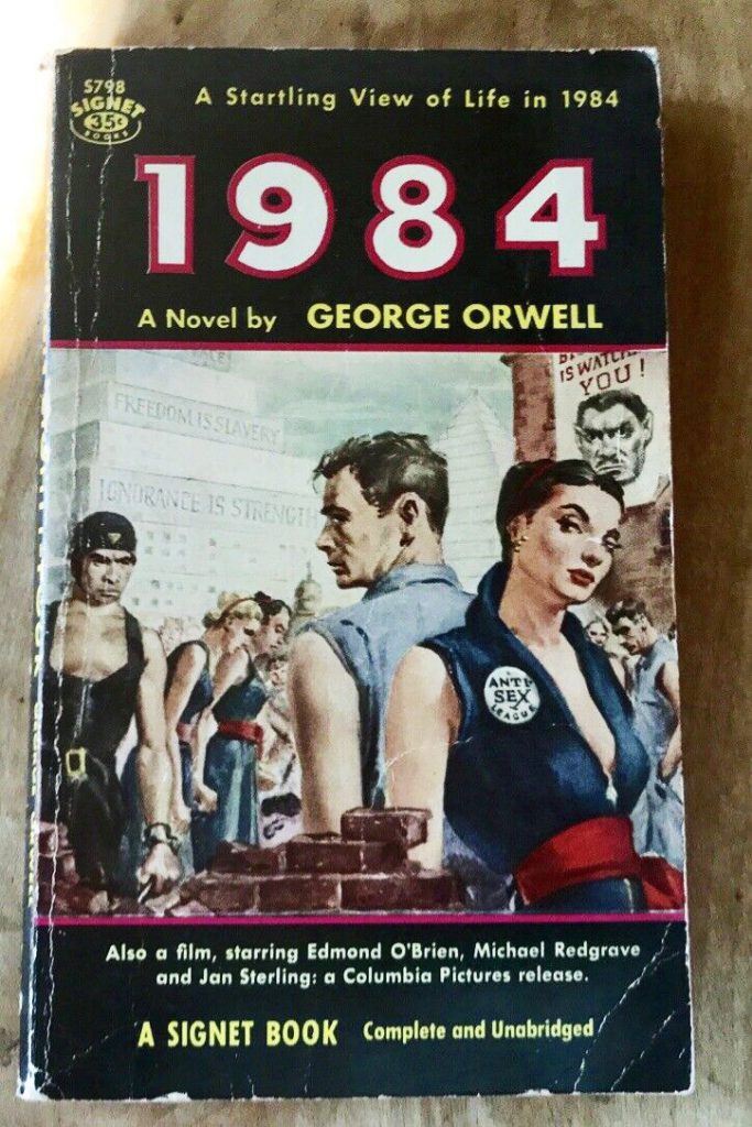 1984 George Orwell - Best Dystopian Literature Fiction